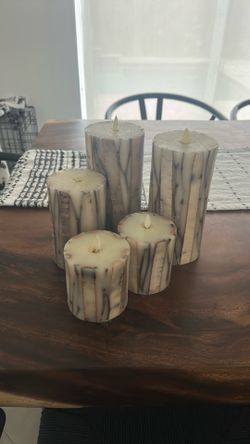 Set of 5 candles