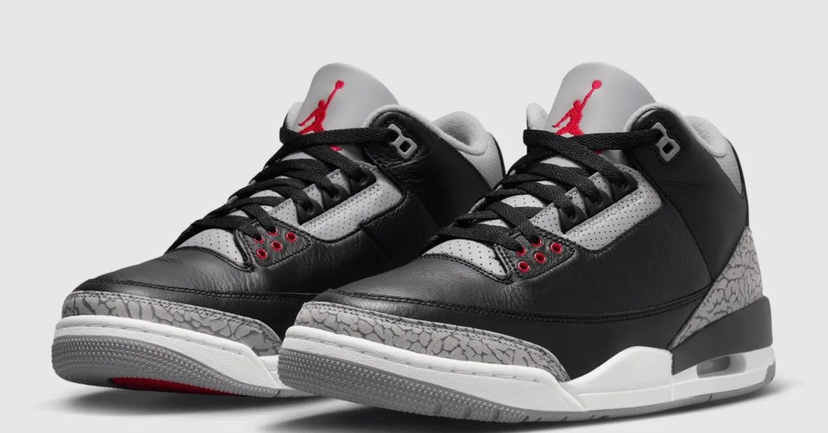 Jordan 3 Of Black Cement 2024
