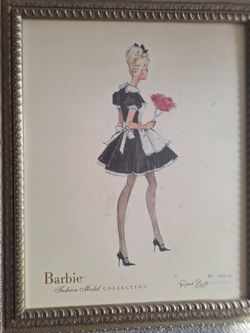 Barbie Signed Limited Edition Robert Best Framed Print COA Numbered 0620 / 5000