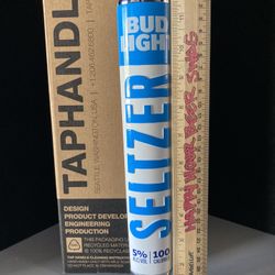 🍻 New Bud Light Seltzer Tall Beer Tap Handle  