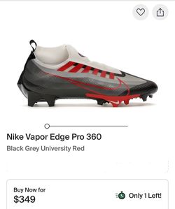 Nike Vapor Edge Pro 360 Black Grey University Red