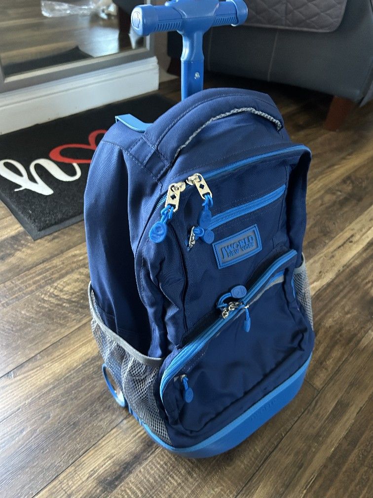J World Boys and Girls Sunlight 18" Rolling Backpack for Schoo