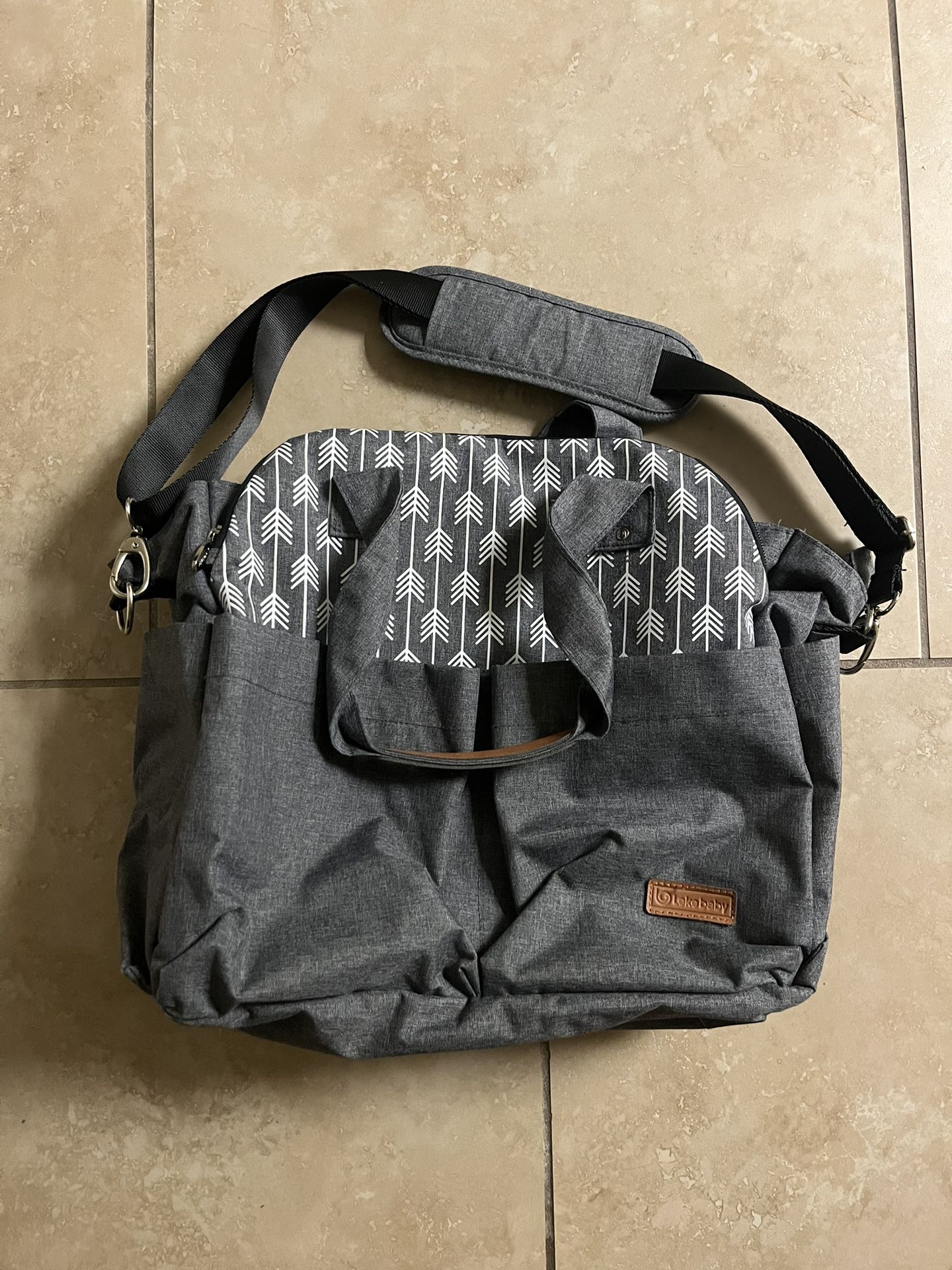 Lekebaby Large Baby Diaper Messenger Bag