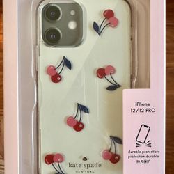 Kate Spade iPhone 12 Pro Case Cherry