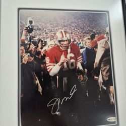 Joe Montana Signed Picture 