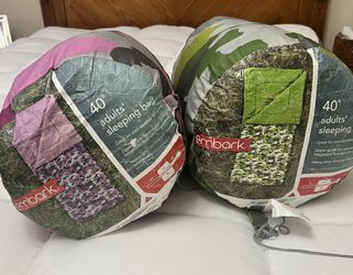 2 sleeping bags