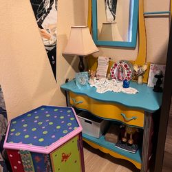 Small dresser & night stand