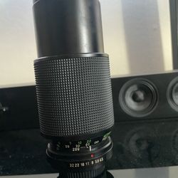 Vivitar 80-200mm Manual Lens