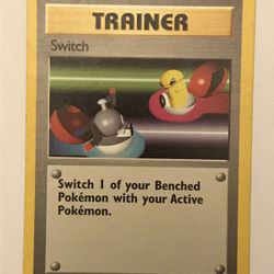 SWITCH - Base Set - 95/102 - Common Pokemon Trainer - 1999 - Unlimited 