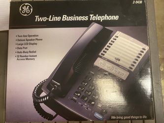 GE Two-Line Business Telephone