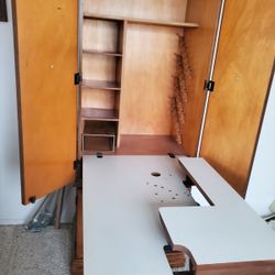 Hidden Desk Cabinet 