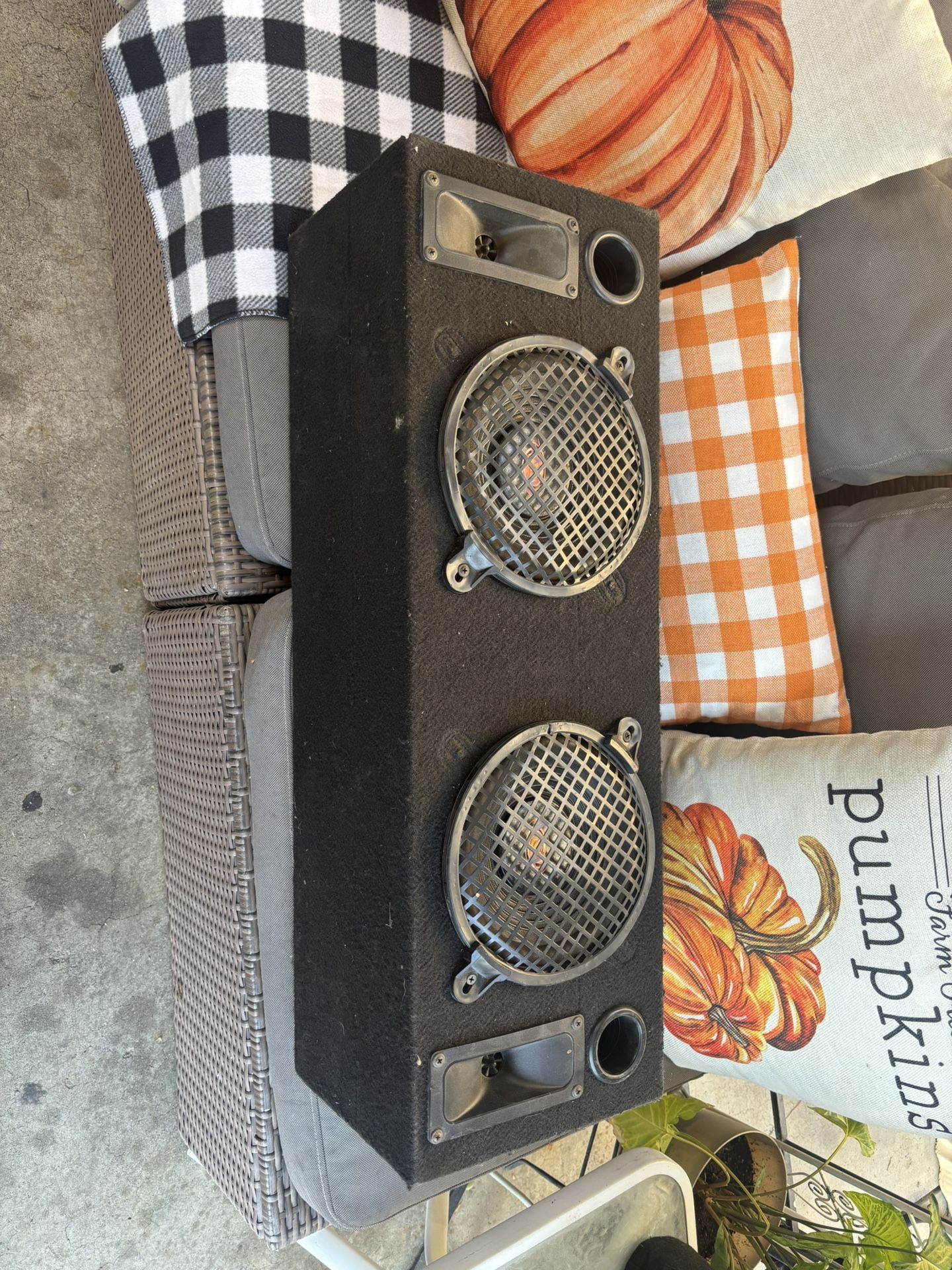 Two 8" Ported sub box