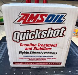 New Amsoil quickshot fuel stabilizer case of 6