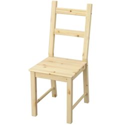 2 IKEA IVAR wooden chairs, 2 wooden folding tray table with 1 storage Rack, 2 Stackable Shelf, Rack