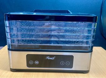 Rosewill RHFD-24001 Food Dehydrator LCD Display 5 Trays 8 Settings 48H Timer