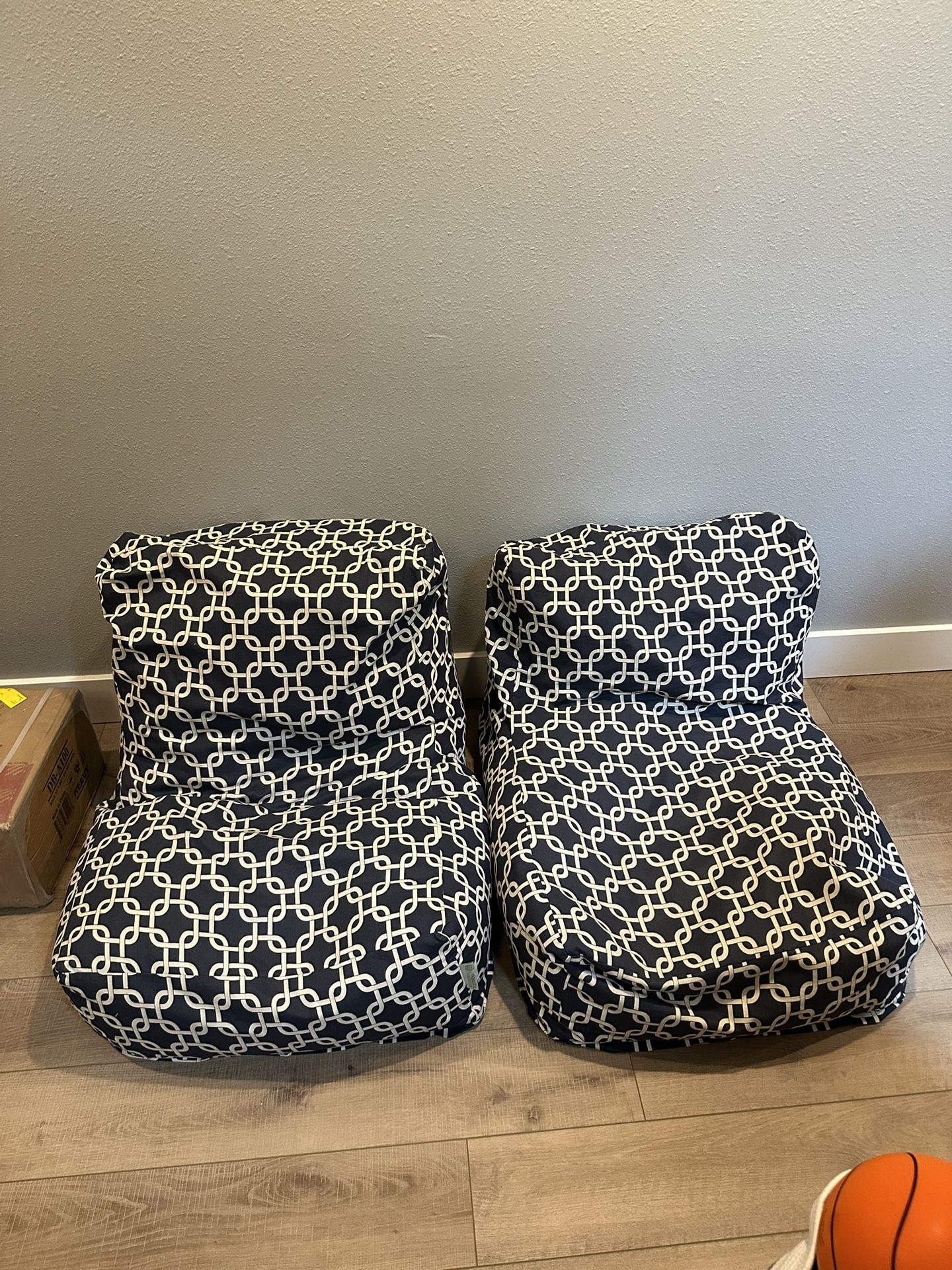 Two Bean Bag Chairs