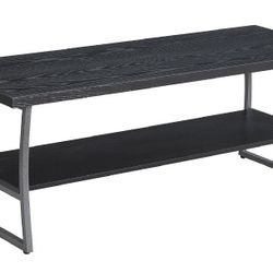 New Modern Wooden Coffee Table with Metal Frame