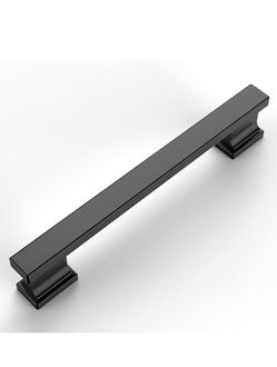 Black Square Cabinet Bar Pull Handle
