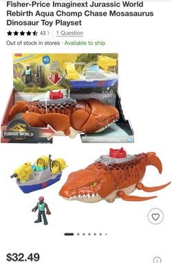 New in box Jurassic World Rebirth fisher price imaginext toy PUO near Cedar and Shepherd