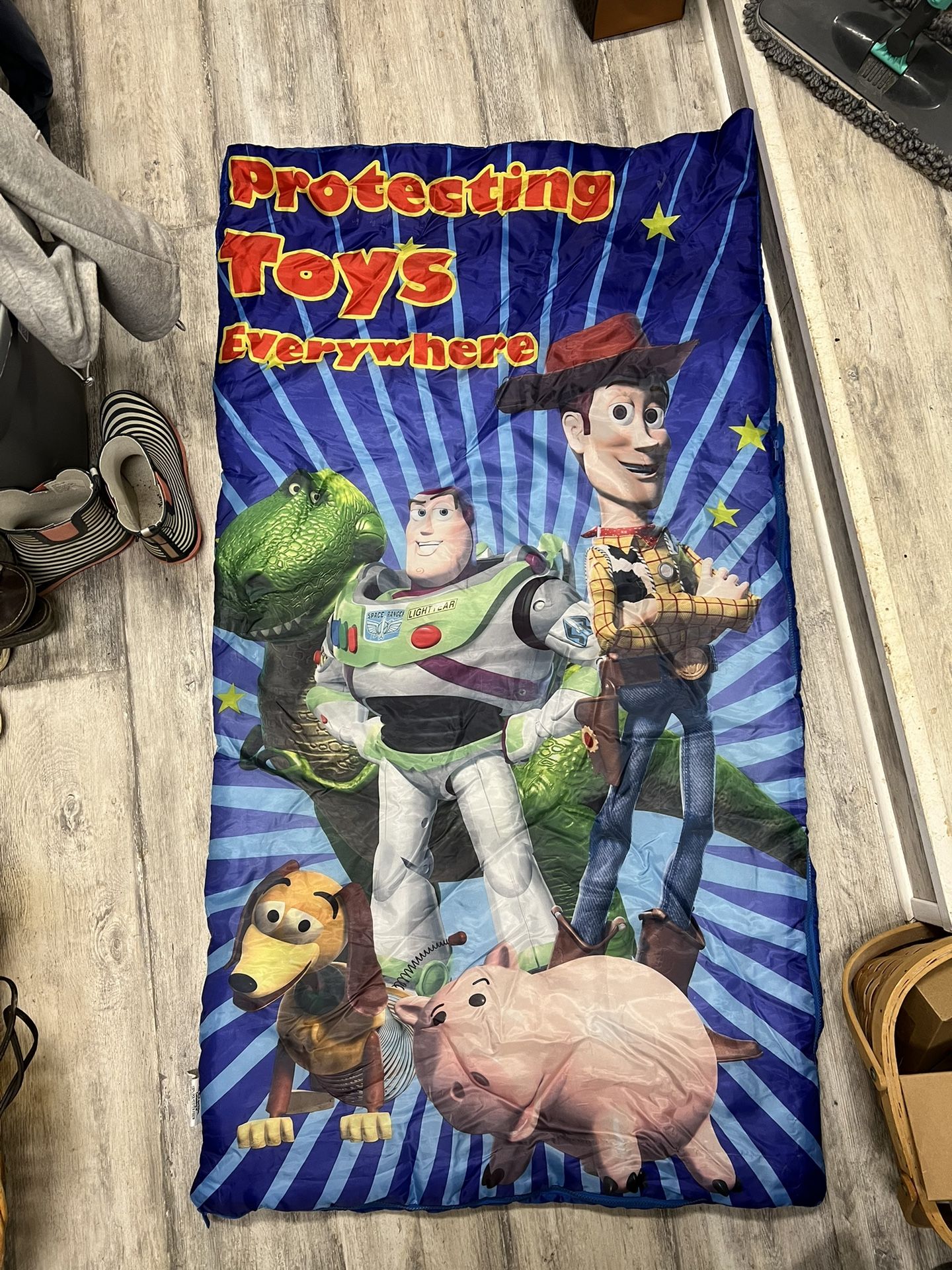 Disney Pixar Toy Story Buzz Light Year and Woody sleeping Bag