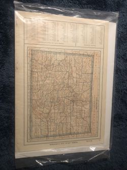 Vintage Colorado Map / Art