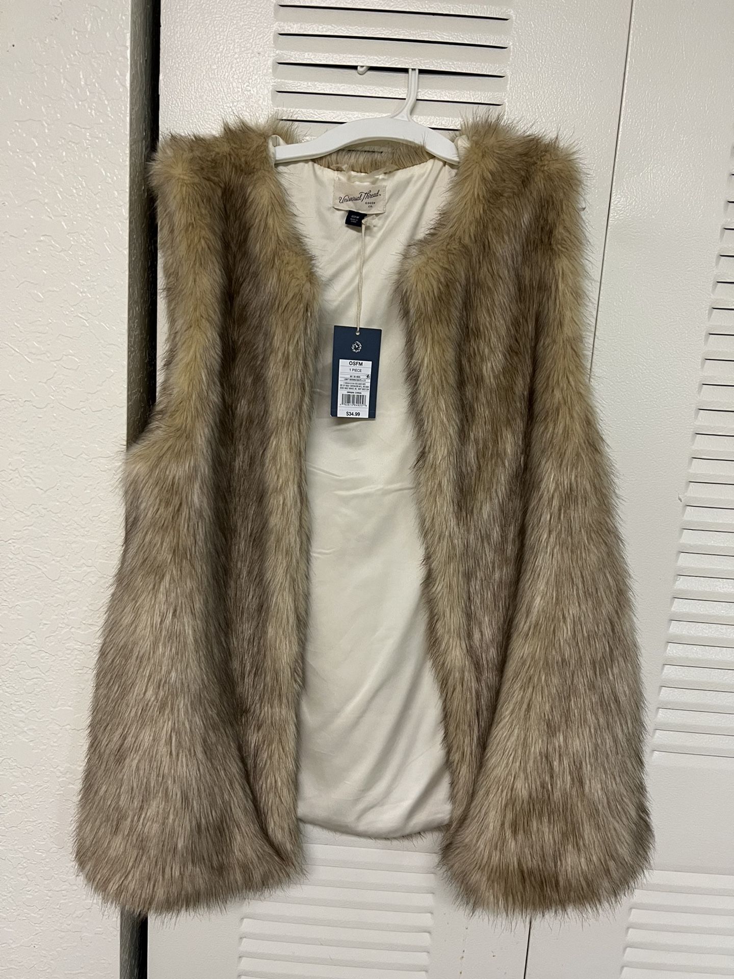 Faux Fur Vest 