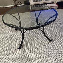 Pier One Small Glass Coffee Table