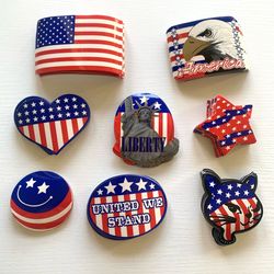 USA America Flag Liberty Star Bumper Sticker Fourth of July World Cup Decoration HUGE Lot