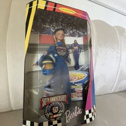 Nascar Barbie New In Box 