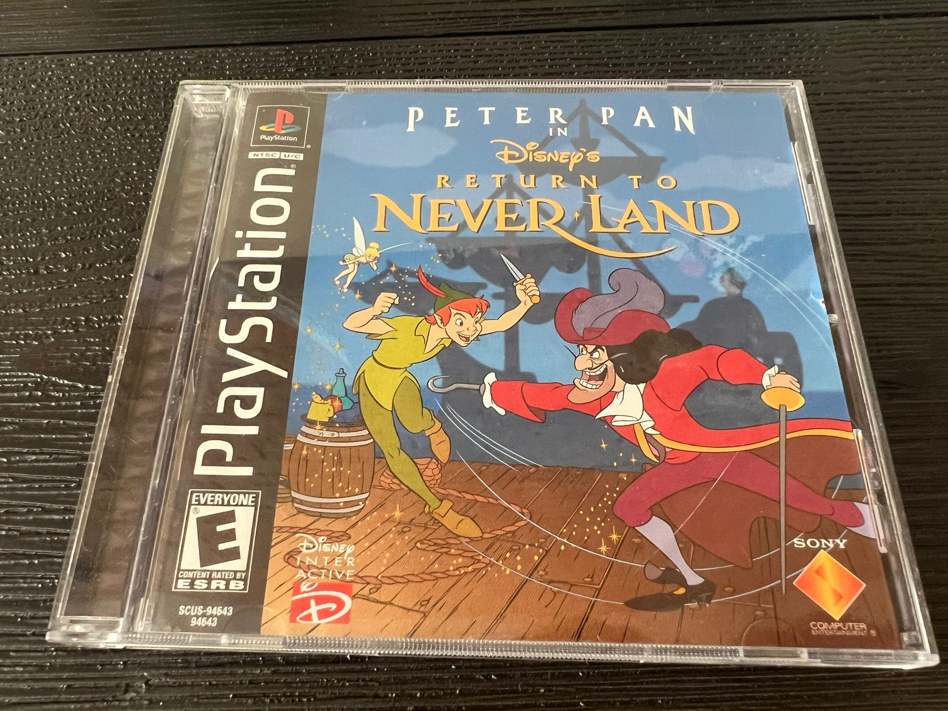 Peter Pan Return To Never land (PlayStation, Ps1, Mint, Complete, CIB)