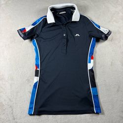 J. Lindeberg Damai Golf Polo Women’s Size XS Blue Performance Sporty #4A
