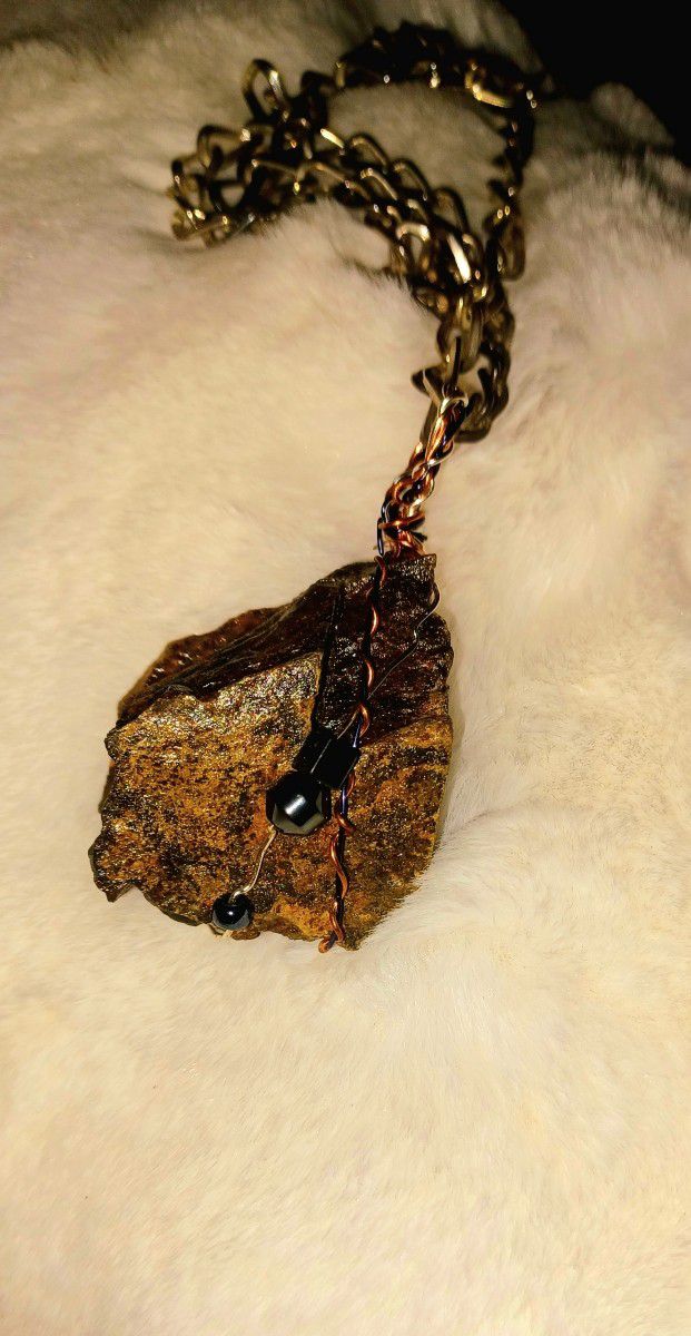 NEW UNIQUE FOSSIL JEWELRY TRICERATOPS NECKLACES!