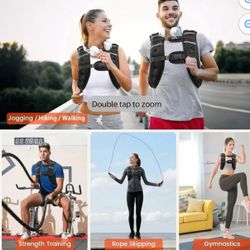 Weighted Vest  16lbWeight Vest for Men Women, Body Weight Vests Adjustable with Reflective Stripe for Strength Training