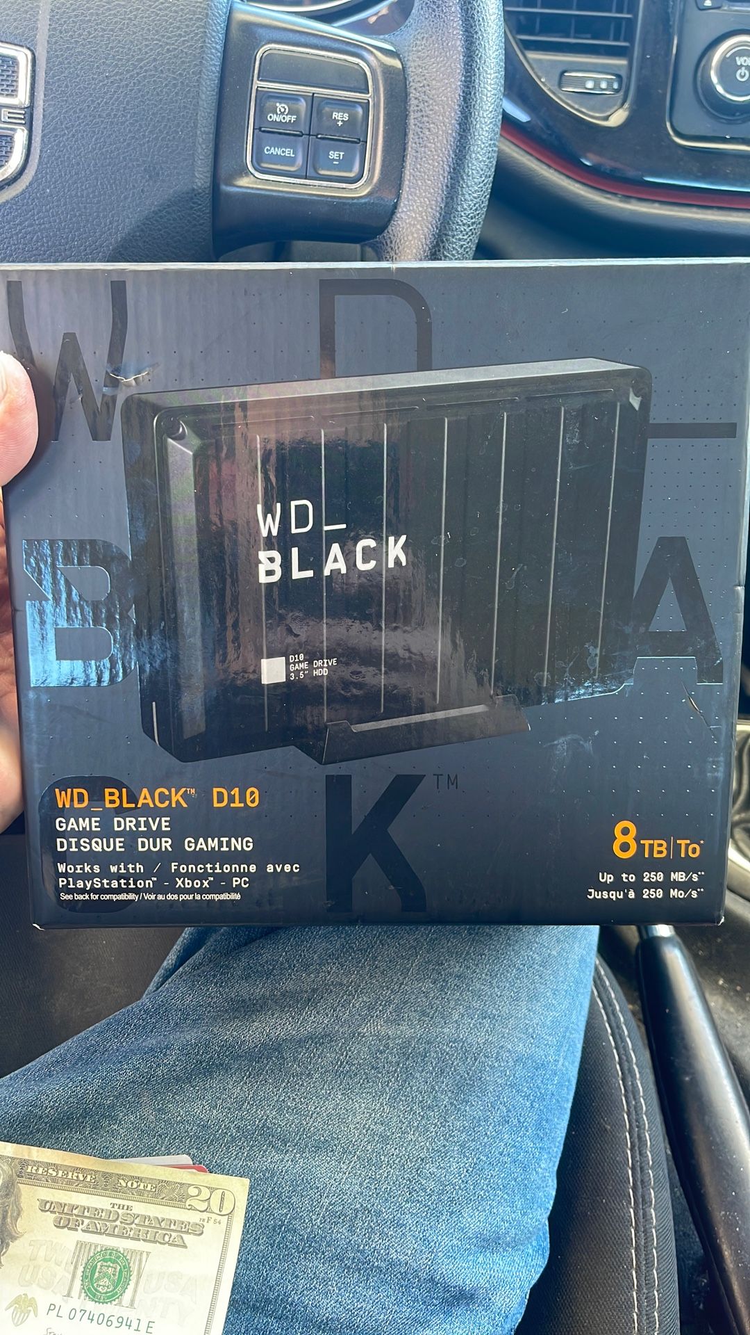 8TB External Hard Drive $35