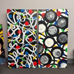 “Bubbles” Black/white Original Artwork—by Picott (me)