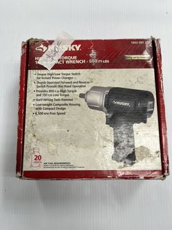 HUSKY HIGH-LOW TORQUE 1/2” IMPACT WRENCH, USED CONDITION