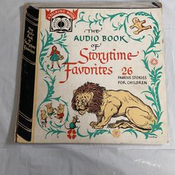 Vintage 1954 Audio Book Story Time Favorites 