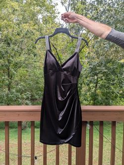 BCX BLACK HOMECOMING DRESS – JUNIORS SIZE 1 – $25