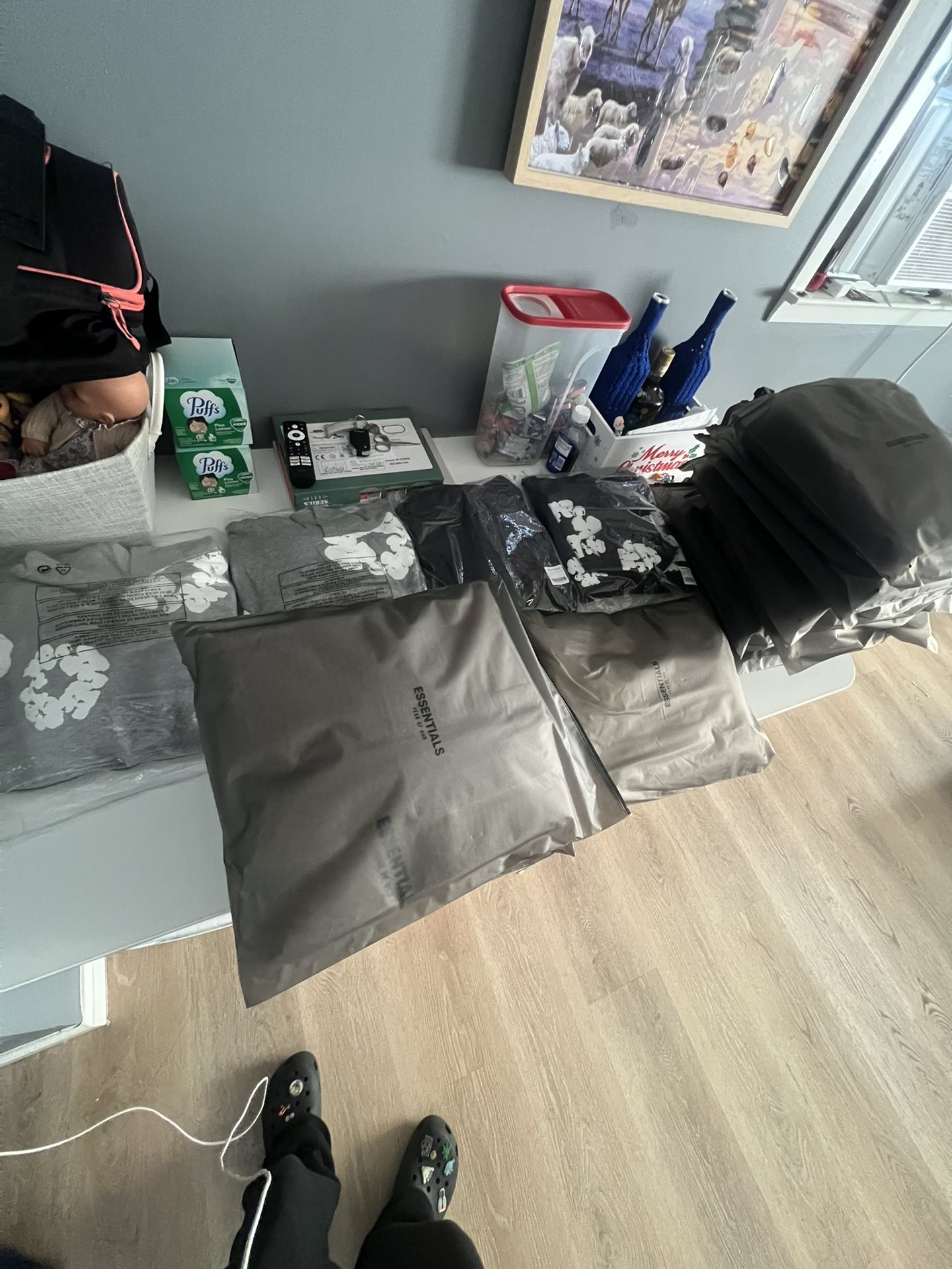 denim Tear Newblack and Gray All Sizes