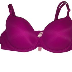 Victoria’s Secret Hot Pink Wear Everywhere Lightly Lined Bra 36B