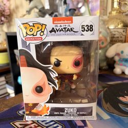 Zuko Funko Pop Avatar The Last Air Bender