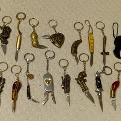 59 Assorted Jacknifes ( A Lot Are Key Chains)