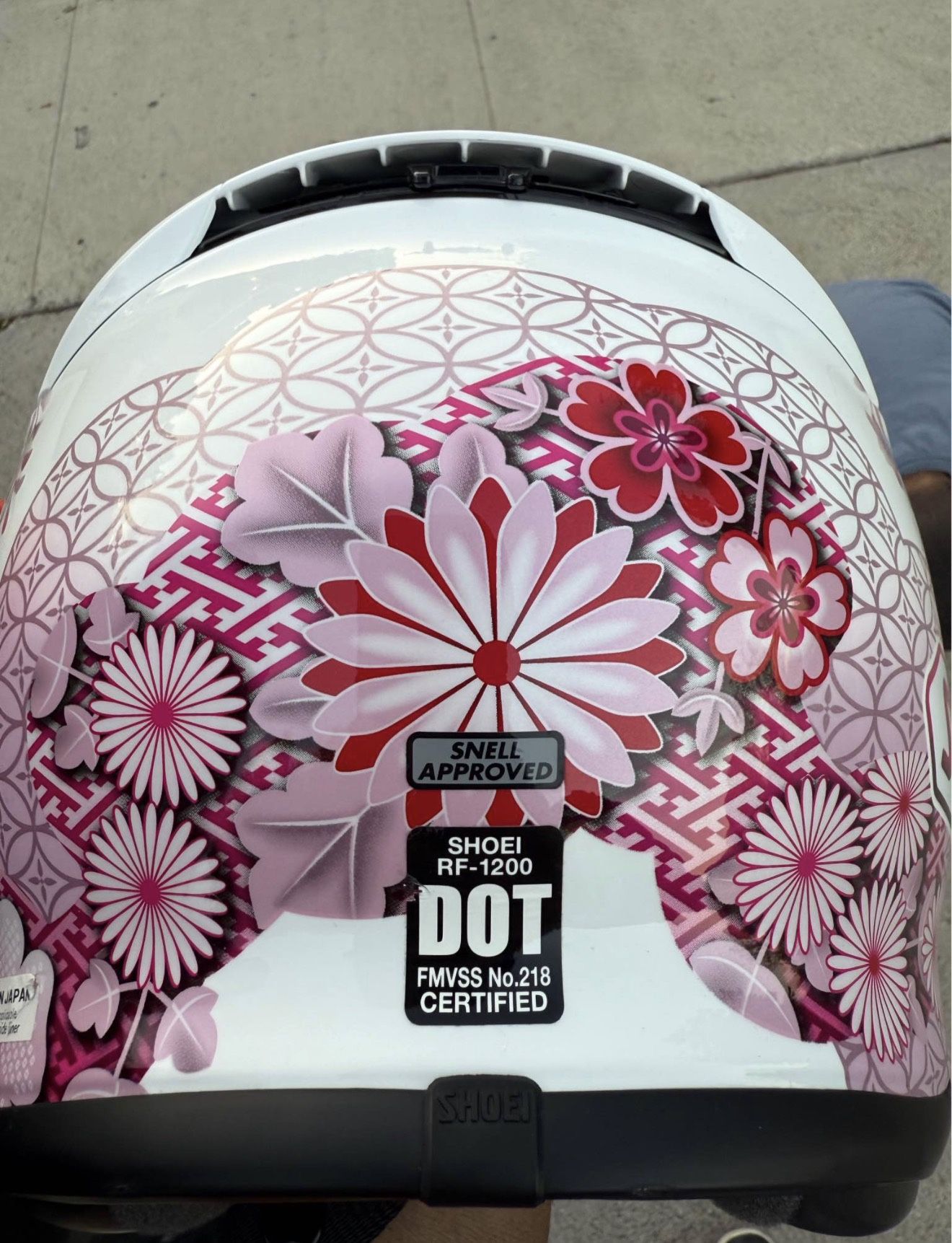SHOEI Z7 Pink Sakura Full Face Helmet SHOEI Motorcycle Cherry