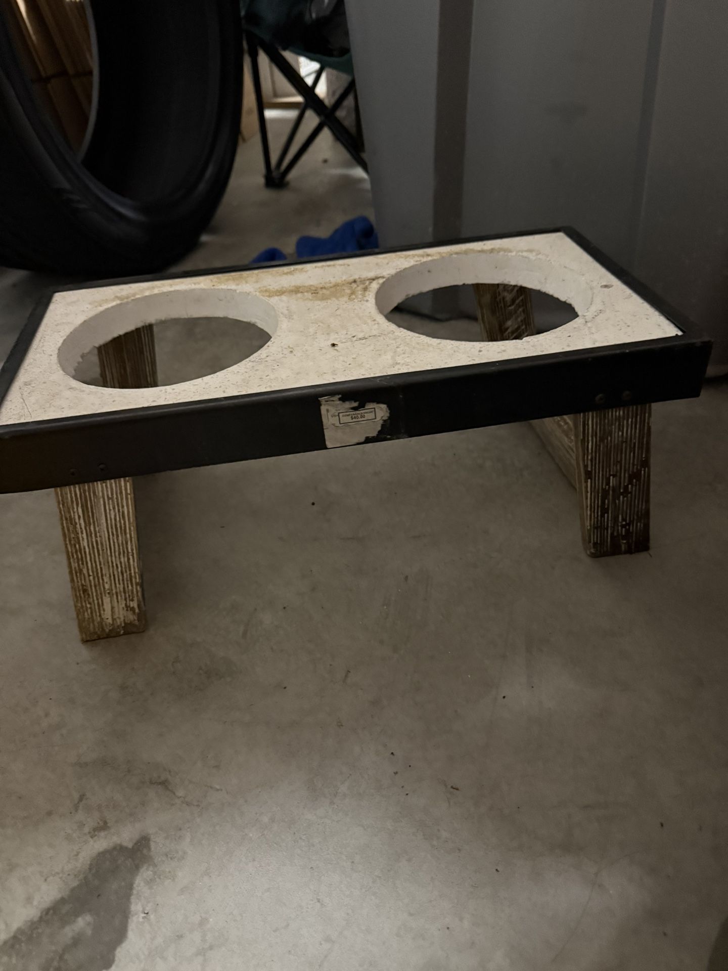 Dog Food Dish Stand
