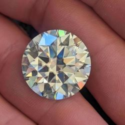 27.70ct genuine moissanite diamond H-I color perfectly cut
