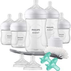 Glass Baby Bottle Set