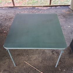 Folding Card Table