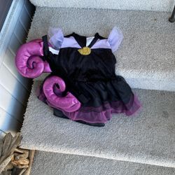 Baby Costume. Ursula Disney. Little Mermaid 🧜‍♀️. Dress. Sz. 12-18. Months 