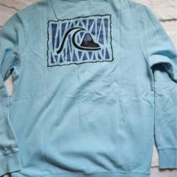 Quicksilver neon slab sweatshirt size L. Like new