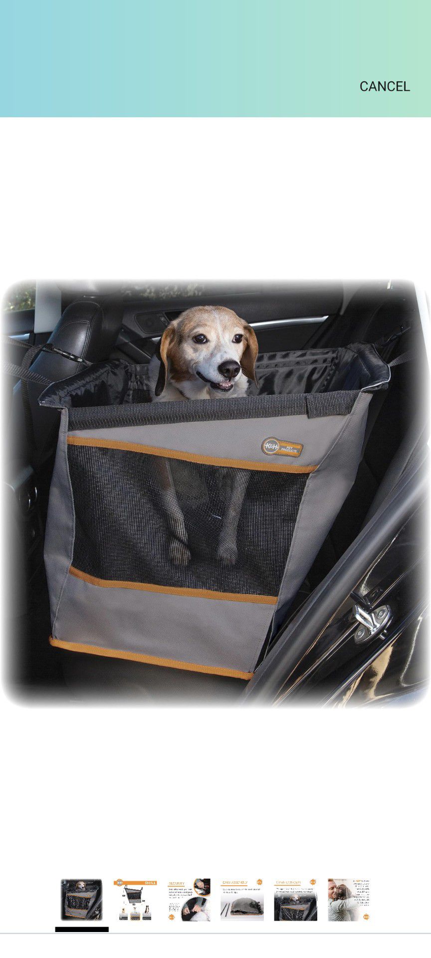 K&H Pet Products Buckle N' Go Car Seat